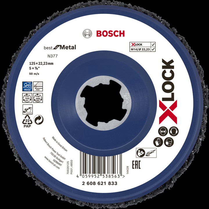X-LOCK Disque nettoyage 125mm