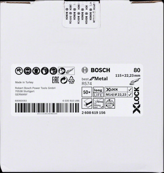 XLock Abr Fib Bst Met 115 G80