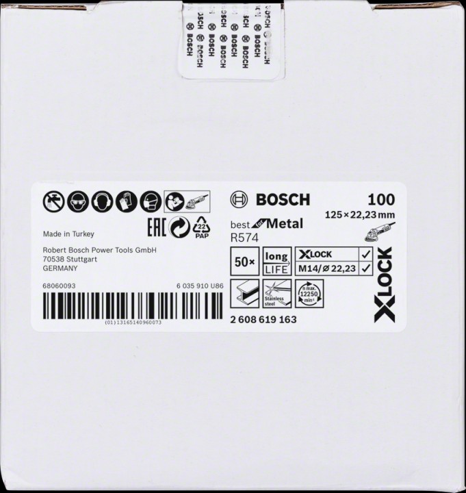 XLock Abr Fib Bst Met 125 G100
