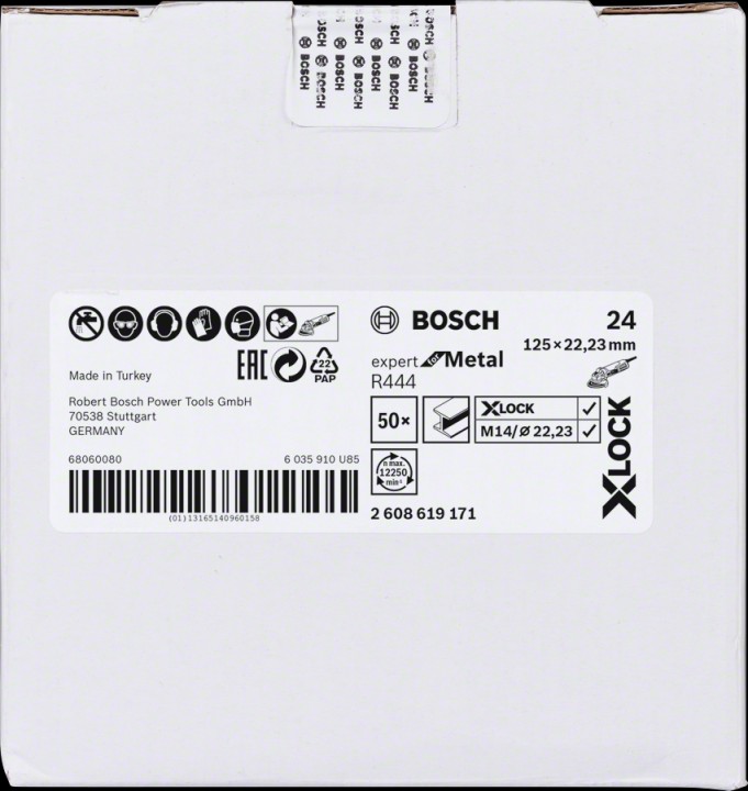 XLock Abr Fib Exp Met 125 G24