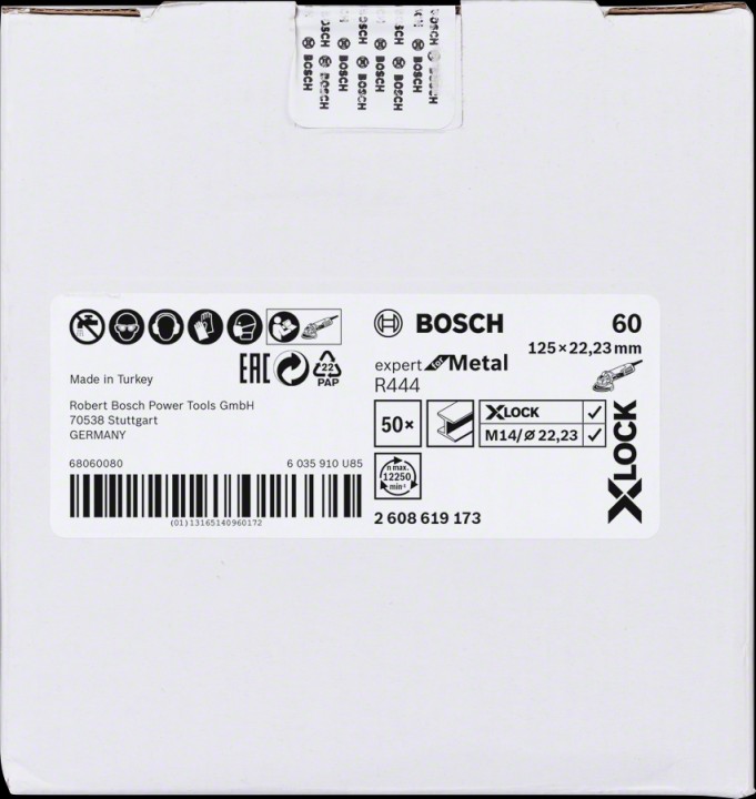 XLock Abr Fib Exp Met 125 G60
