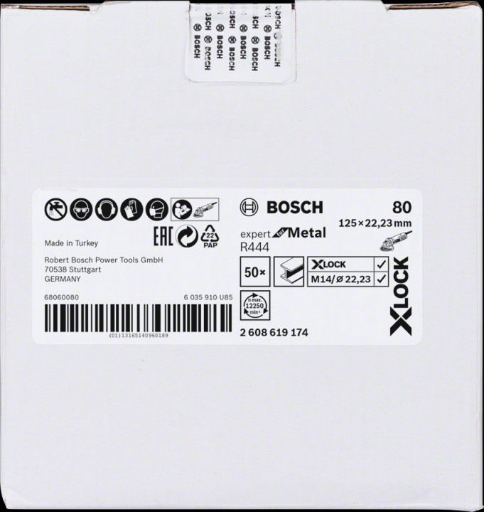 XLock Abr Fib Exp Met 125 G80