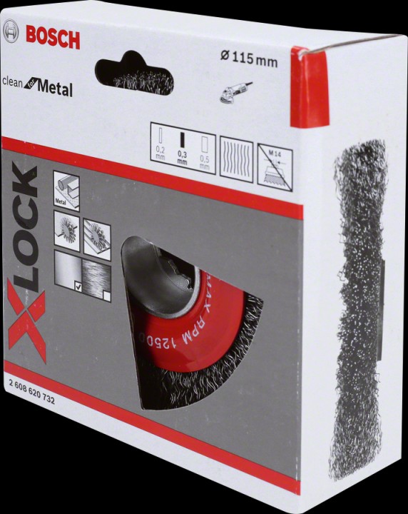 XLock Brosse ø115 Acier 0,3mm