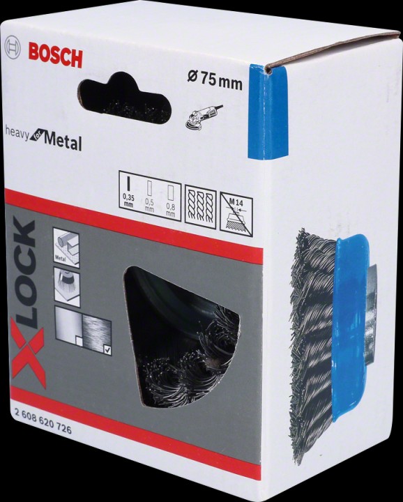 XLock Brosse ø65 Acier 0,35mm