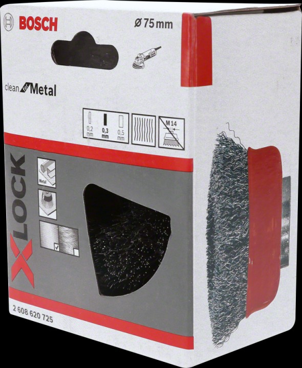 XLock Brosse ø70 Acier 0,3mm