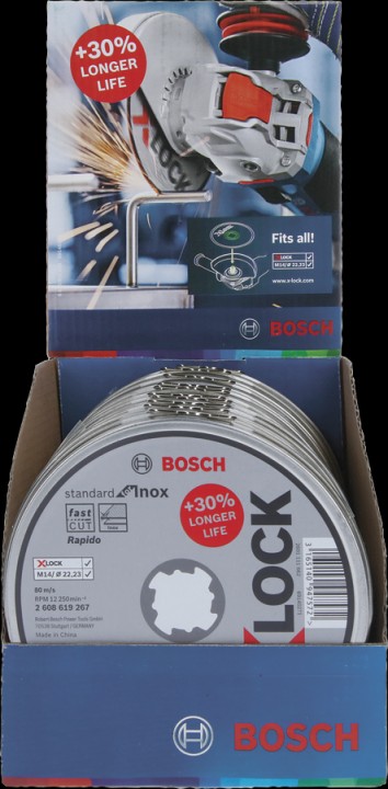 Xlock Bte 10 Std Inox 125x1,0