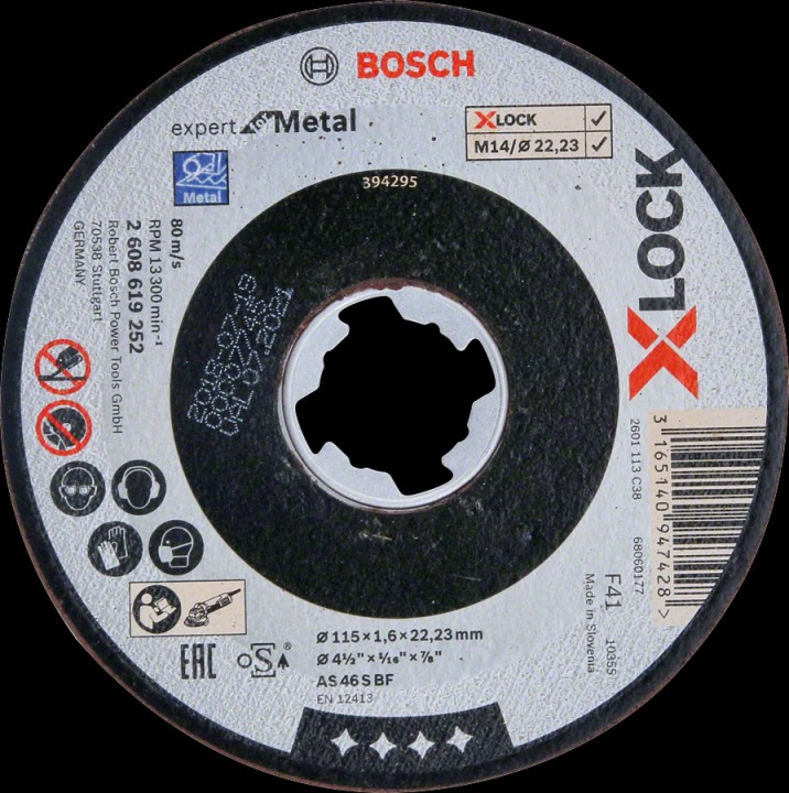 XLock Disque Exp Metal 115x1,6