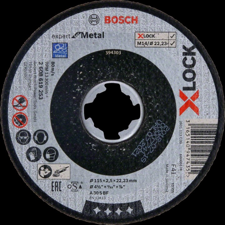 XLock Disque Exp Metal 115x2,5
