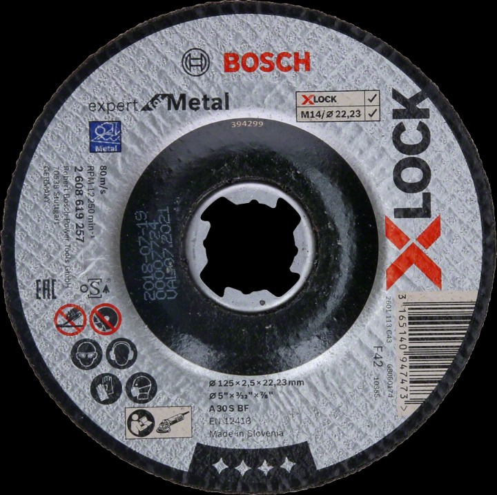 XLock Disque Exp Metal 125x2,5