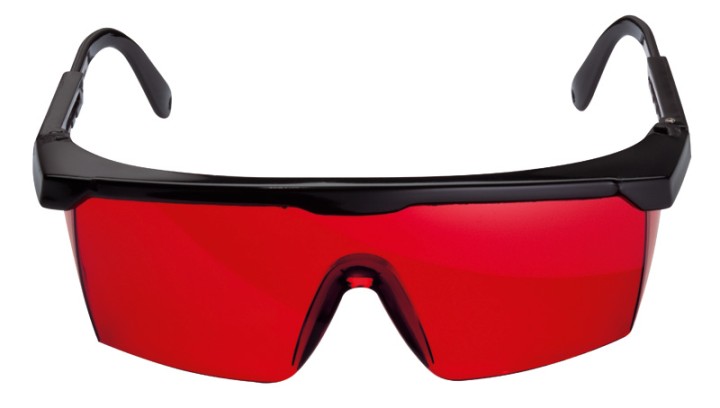 Lunettes de vision rouges
