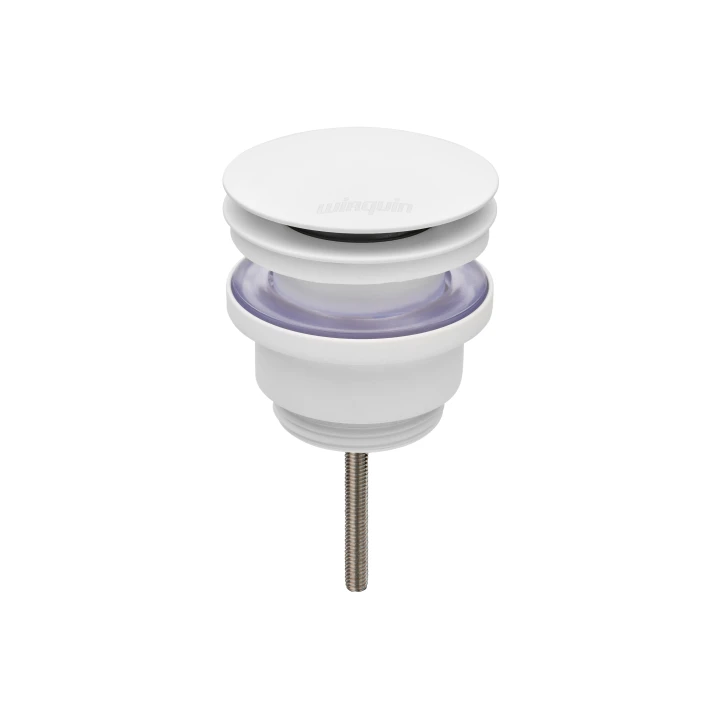 Bonde universelle lavabo blanc mat