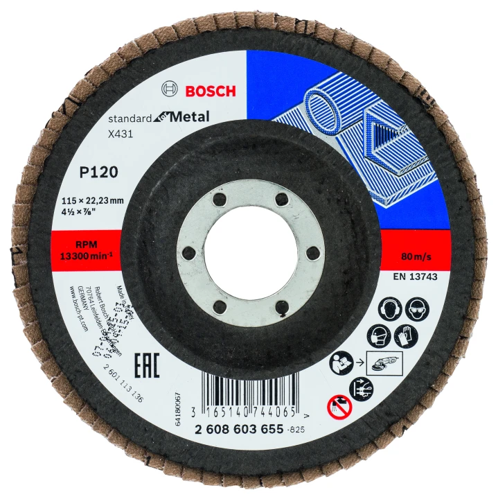 1 P LAMELLE STD METAL 115MM G1