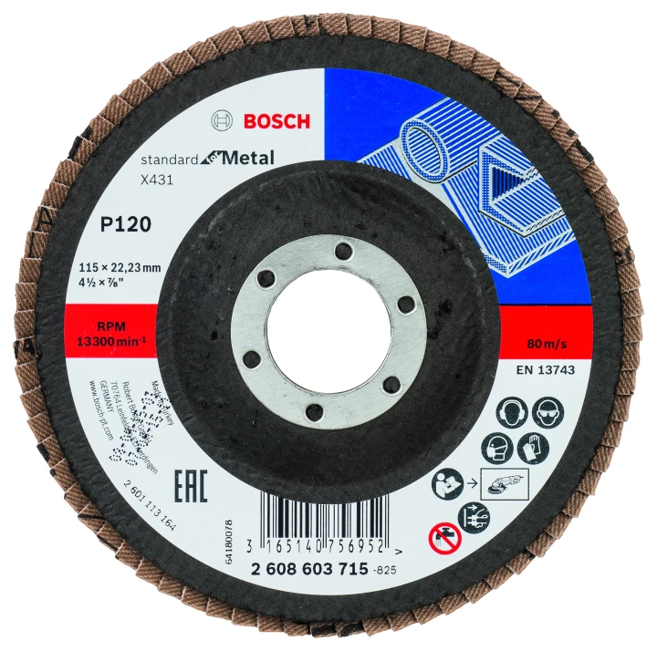 1 P LAMELLE STD METAL 115MM G1