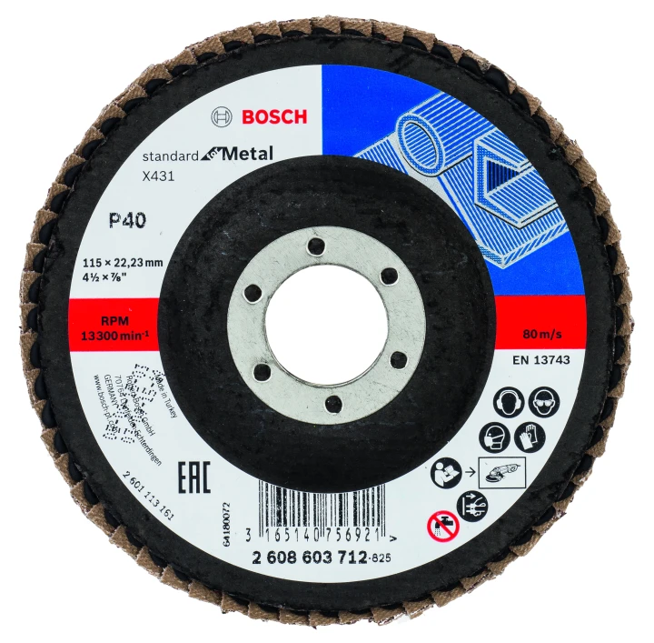 1 P LAMELLE STD METAL 115MM G4