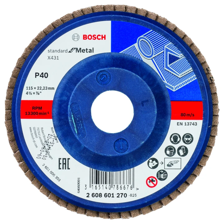 1 P LAMELLE STD METAL 115MM G4