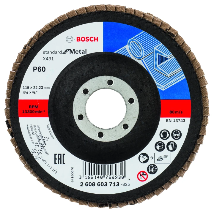 1 P LAMELLE STD METAL 115MM G6