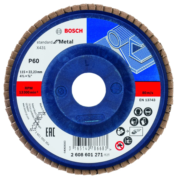 1 P LAMELLE STD METAL 115MM G6