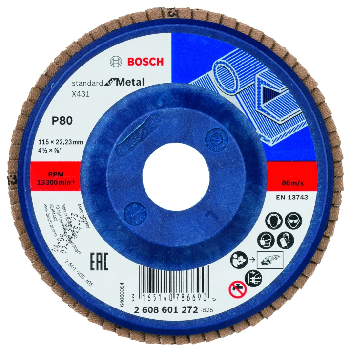 1 P LAMELLE STD METAL 115MM G8