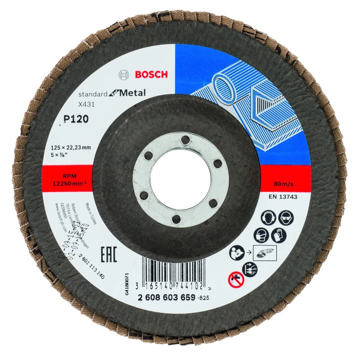 1 P LAMELLE STD METAL 125MM G1