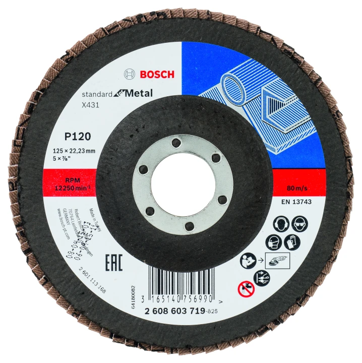 1 P LAMELLE STD METAL 125MM G1