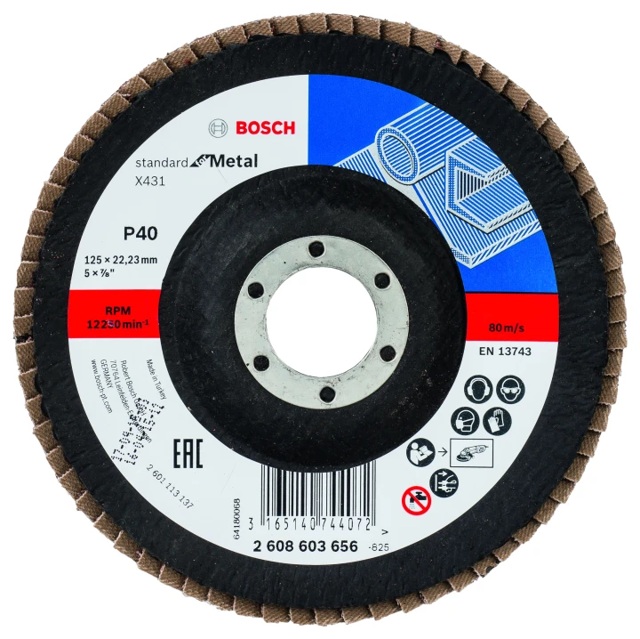 1 P LAMELLE STD METAL 125MM G4