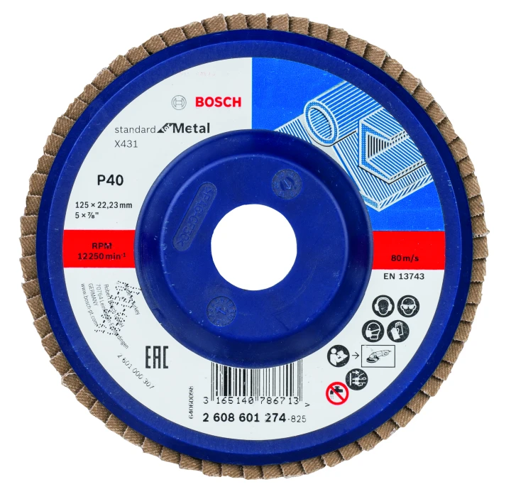 1 P LAMELLE STD METAL 125MM G4
