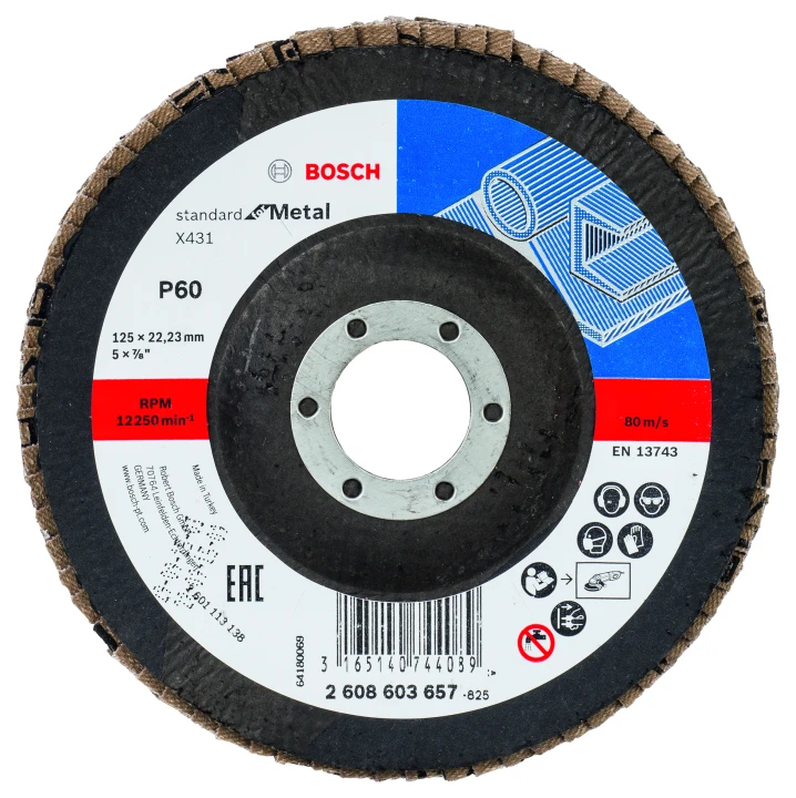 1 P LAMELLE STD METAL 125MM G6