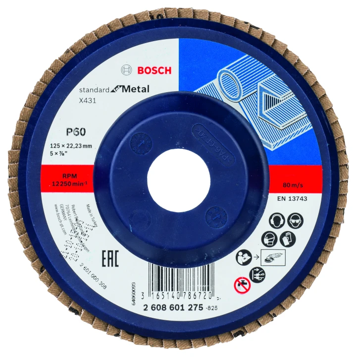 1 P LAMELLE STD METAL 125MM G6