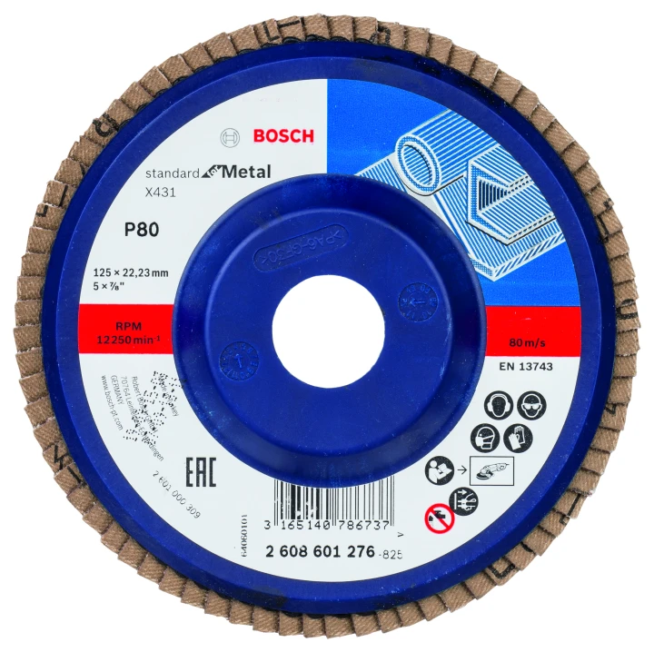 1 P LAMELLE STD METAL 125MM G8
