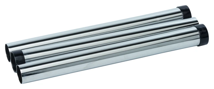 3 tubes rallonge chromé 0.33