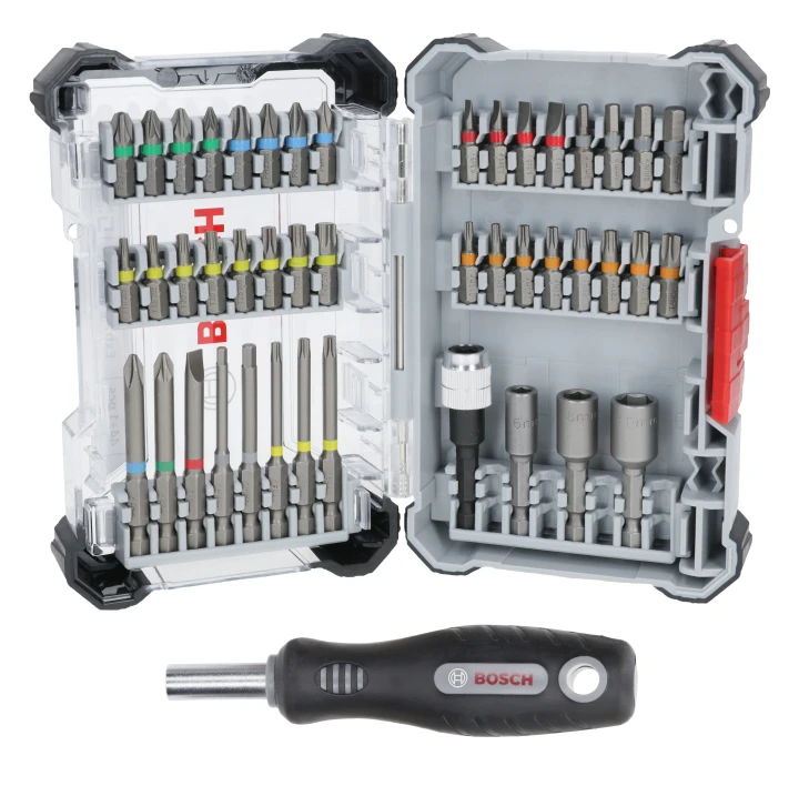 Coffret de vissage 44 pcs+poig