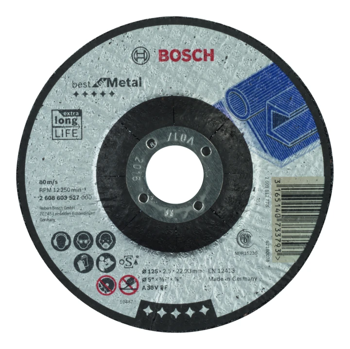 Disque 125 x 2,5 A 30 V ACIER