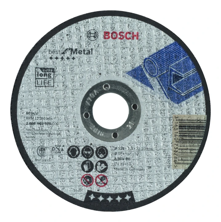 Disque 125 x 2,5 A 30 V ACIER