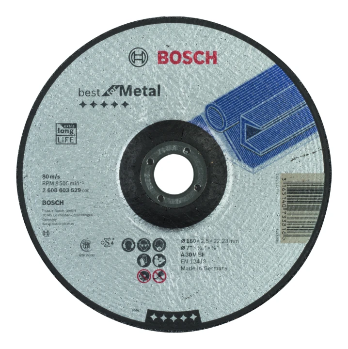 Disque 180 x 2,5 A 30 V ACIER