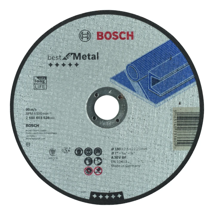 Disque 180 x 2,5 A 30 V ACIER