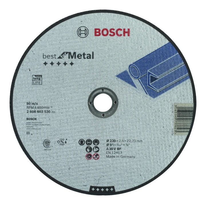 Disque 230 x 2,5 A 30 V ACIER