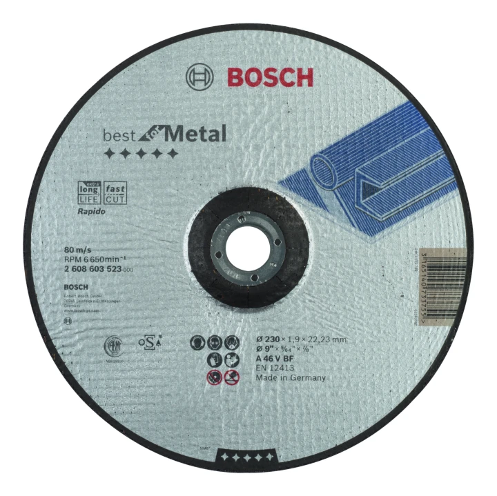 Disque 230x 1,9 A 46 V ACIER B