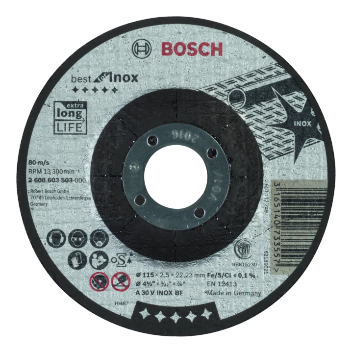 Disque A 30 V INOX115 x 2,5 x