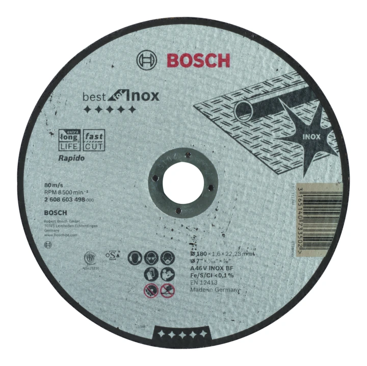 Disque A 46 V INOX180 x 1,6 x