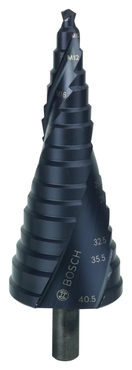 Mèche 16 ét. HSS-AlTiN M10-M40