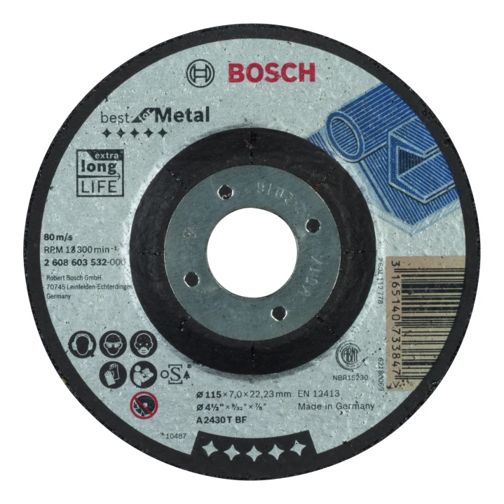 Meule 115x 7.0 A2430 T ACIER B