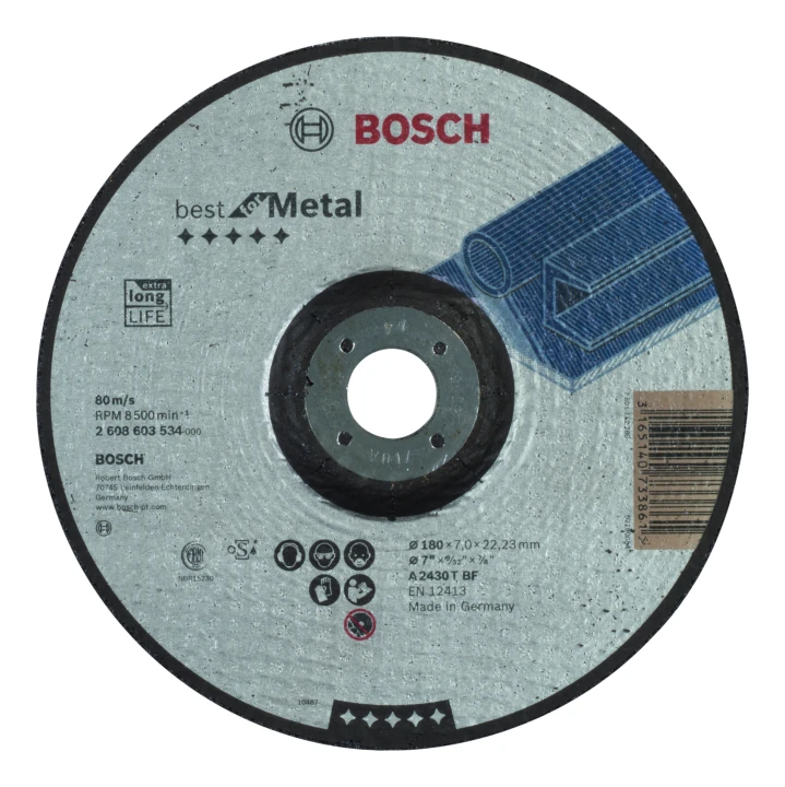 Meule 180x 7.0 A2430 T ACIER B