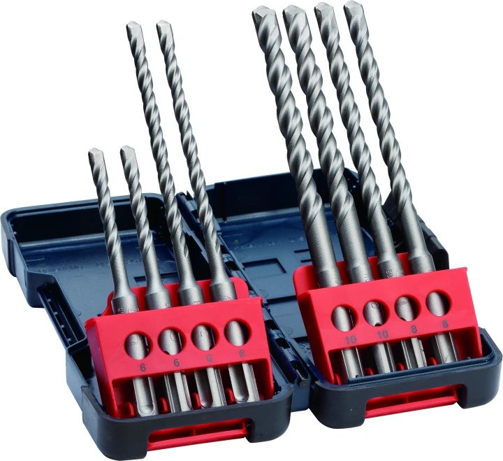 SDS Plus-3 TOUGHBOX 8pcs ø6/6/