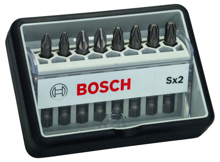 SET 8 EMBOUTS POZIDRIV 49 MM E
