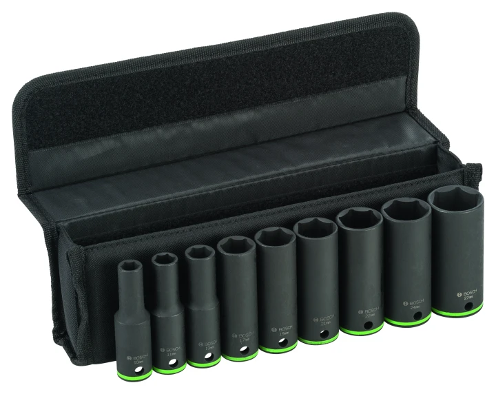 SET 9 DOUILLES 1/2" 82MM