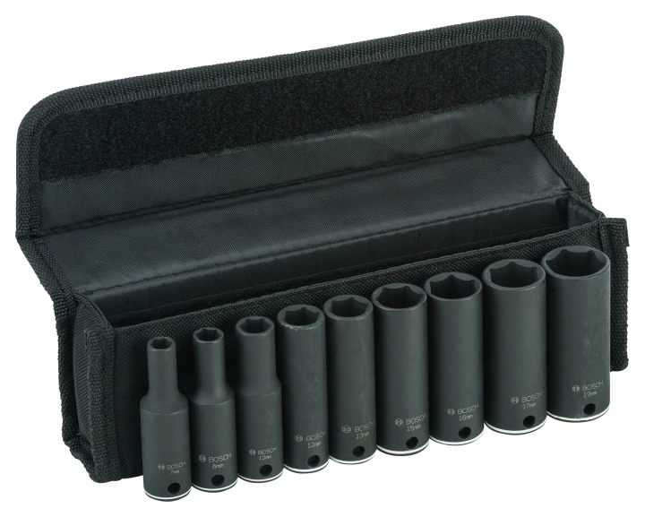 SET 9 DOUILLES 3/8" 62MM