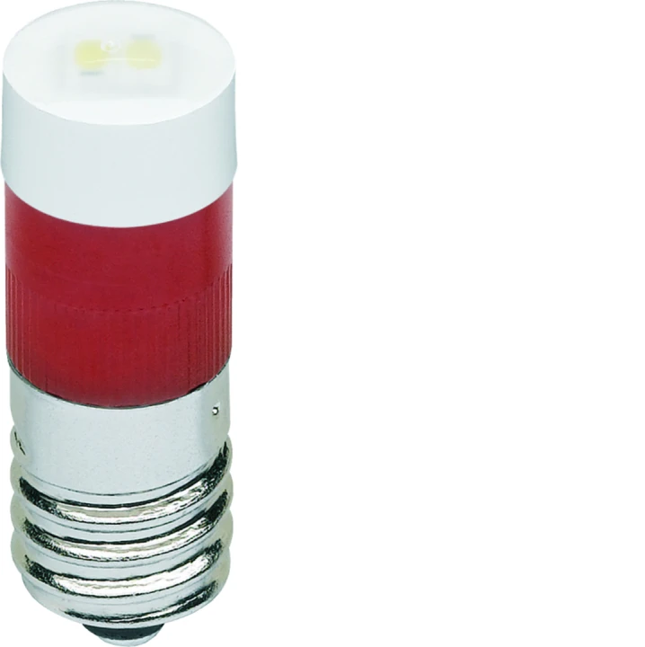 1930 Lampe E10 à Led rouge