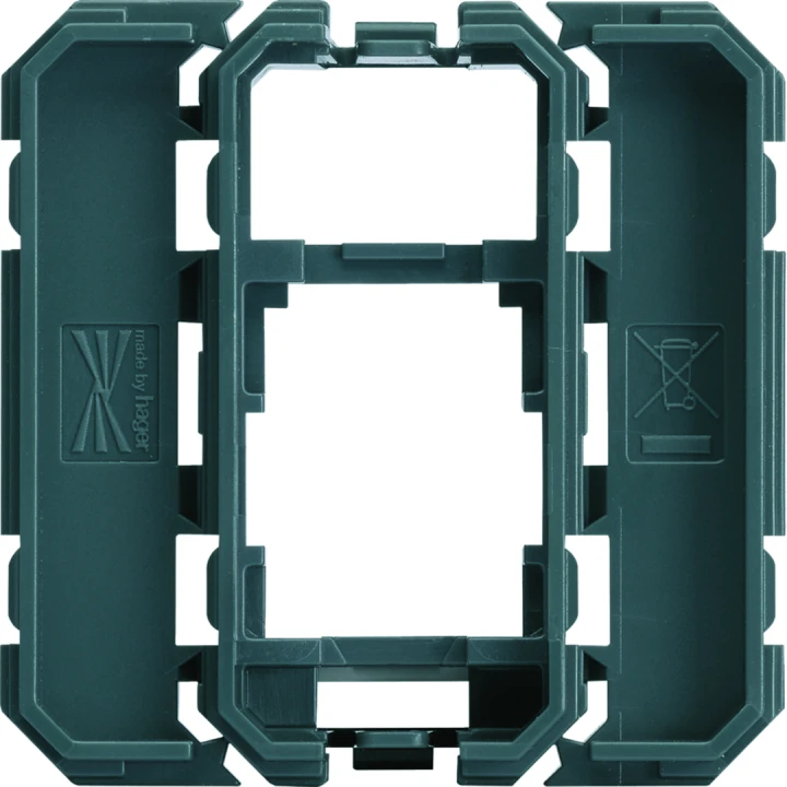 Adaptateur RJ45 Gallery keystone 2 modules