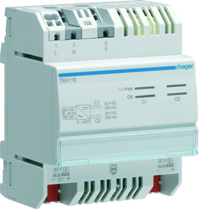 Alimentation Bus 2x30V TBTS 320mA