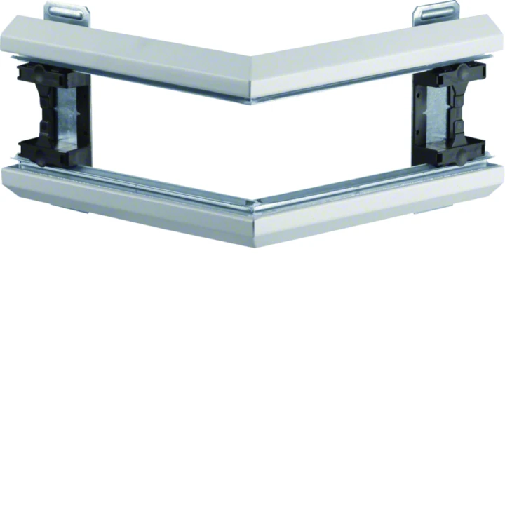 Angle extérieur pour BKIS épais 12,5mm simple hauteur acier RAL9016 Pure